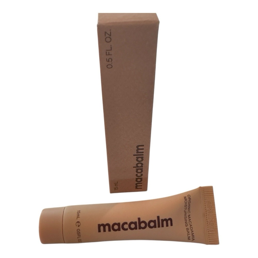 Macabalm Organic Macadamia Moisturizing Balm 0.5 fl oz / 15ml - NIB Sealed